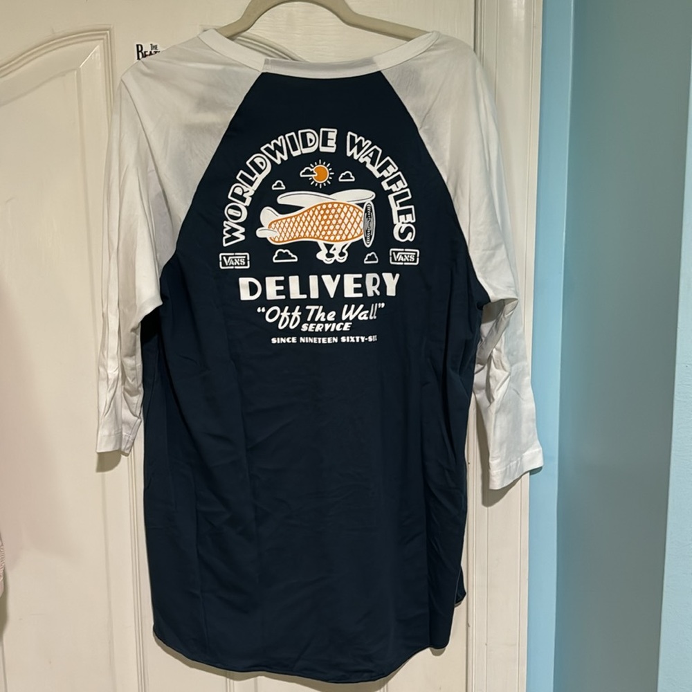 Vans - Baseball T, Size Men’s Large - Picture 2 of 3